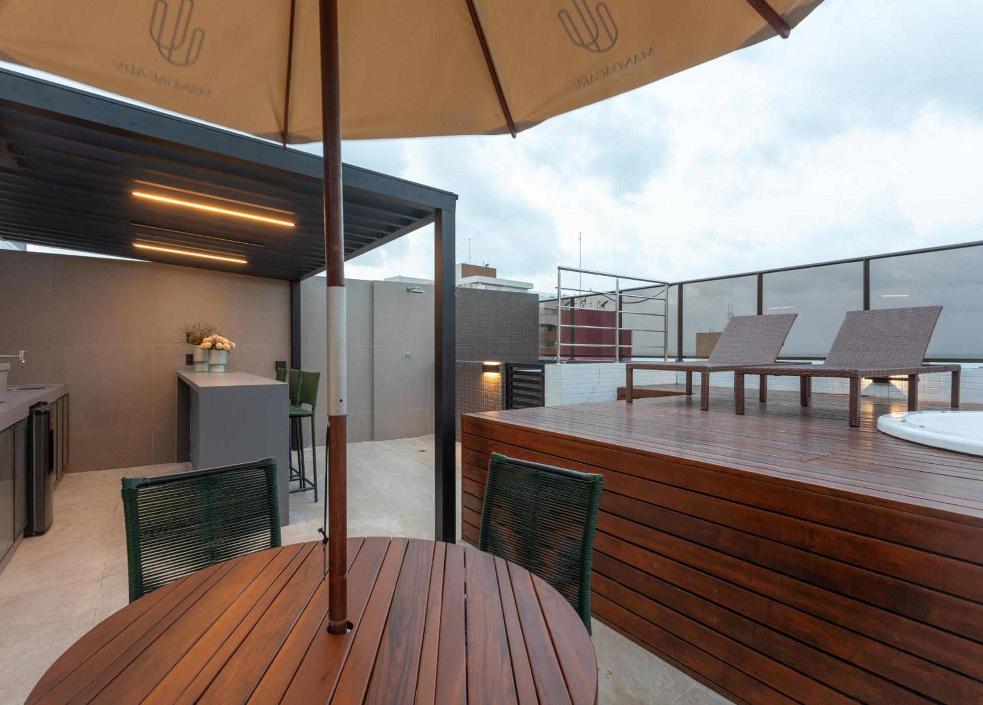 Apartament Cobertura Com Jacuzzi E Deslumbrante Vista Mar João Pessoa Zewnętrze zdjęcie