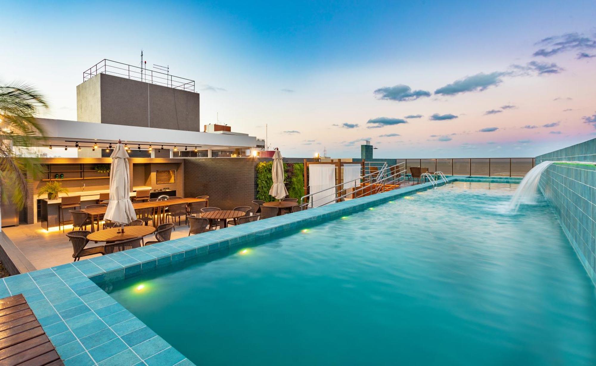 Apartament Cobertura Com Jacuzzi E Deslumbrante Vista Mar João Pessoa Zewnętrze zdjęcie